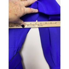 Load image into Gallery viewer, Vintage Liz Claiborne Jumpsuit Women Petite 10 Bluish-Purple Embroidered Belt