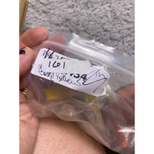 Load image into Gallery viewer, Four Vintage Tin Litho Noise Makers Wooden Handles US Metal Toy Clacker Festival