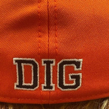 Load image into Gallery viewer, Eagles Hat Mens Medium Orange Baseball DIG Spell Out Sports Outdoors