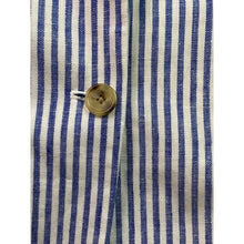 Load image into Gallery viewer, J. Crew Blazer Womens 8 Linen Striped Costal Beachy Ocean Sailing Career