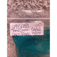 Load image into Gallery viewer, Jaclyn Smith Blouse Womens 2XL Teal Green Linen Rayon Costal Mature Lace Up