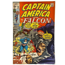 Load image into Gallery viewer, Captain America and Falcon Comic Book #136 April 1971 Marvel Bronze Age