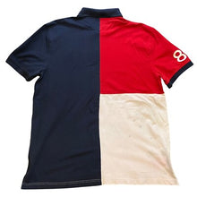 Load image into Gallery viewer, Tommy Hilfiger Shirt Mens 2XL Polo Rugby Color Block Spell Out Academia Preppy