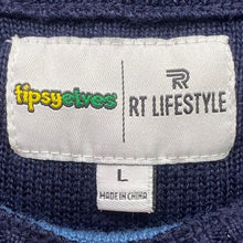 Load image into Gallery viewer, Tipsy Elves Sweater Mens Large Ugly Christmas Lifestyle Festival Santa Pull Over