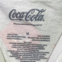 Load image into Gallery viewer, Coca-Cola Shirt Womens Medium Graphic AOP Double Sided Cropped Streetwear