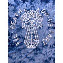 Load image into Gallery viewer, InkAddict Shirt Womens Small Tie Dye Grunge Tattoo Spell Out Short Sleeve