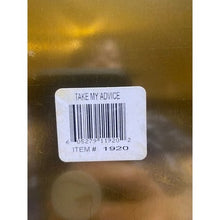 Load image into Gallery viewer, Retro Metal Sign Take My Advice Novelty Wall Decor Funny Woman Art 13x16"