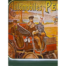 Load image into Gallery viewer, Automobiles Peugeot Advertising Tray Paris Decor Serving Tray Made Hong Kong