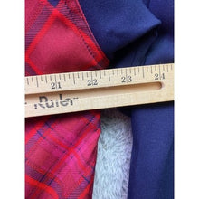 Load image into Gallery viewer, Vtg Wimbledon Bomber Jacket Mens Medium Red Tartan Plaid Color Block Performance