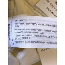 Load image into Gallery viewer, Abercrombie & Fitch Jeans Womens 6R 90s Straight Ultra High Rise White Denim