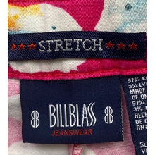 Load image into Gallery viewer, Billblass Pants Womens 14 Bloomcore AOP Capri Cropped Beachy Coastal Mature