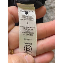 Load image into Gallery viewer, Athleta Shirt Womens Small Black Button Down Tunic Long Sleeve Athleisure