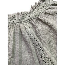 Load image into Gallery viewer, Free People Shirt Womens Extra Small Gauzy Lace Embroidered Festival Boho