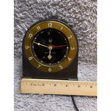 Load image into Gallery viewer, Vintage Art Deco Westclox Silent Knight Electric Alarm Clock Metal Untested