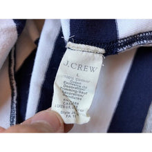 Load image into Gallery viewer, J Crew Mercantile Sweater Mens Large Striped Pullover Quarter Zip Long Sleeve