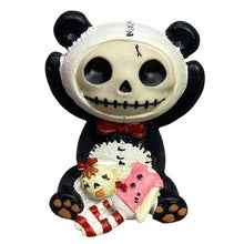 Load image into Gallery viewer, Furrybones Figurine Pandie Skeleton Pandie Collectible Decor Gothcore NIB
