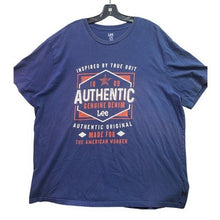 Load image into Gallery viewer, Lee Shirt Mens 2XL Authentic Genuine Denim Graphic Blue Crew Neck Outdoors