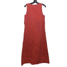 Load image into Gallery viewer, Eddie Bauer Jumper Dress Womens Petite XS Sleeveless Pockets Casual Tencil Coral