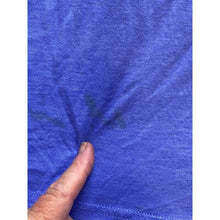 Load image into Gallery viewer, Mack Shirt Womens Medium Heathered Trucker Rugged Workwear Graphic USA Blue