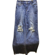Load image into Gallery viewer, Judy Blue Jeans Womens 15 Distressed Raw Hem Normcore Stretch Style JB82592DK