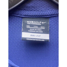 Load image into Gallery viewer, Nike Shirt Mens 2XL Golf Tour Performance Polo Dri-FIT Textured Athleisure Blue