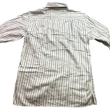 Load image into Gallery viewer, Ermenegildo Zegna Shirt Mens Large Striped Academia Preppy Career Professional