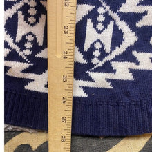 Load image into Gallery viewer, Pendleton Sweater Womens Medium Wool Blend Cardigan Hooded Navajo Aztec Tribal