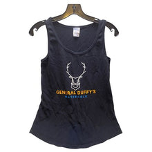 Load image into Gallery viewer, General Duffy's Tank Top Womens Small Trucker Cowboy Subaru Oregon Black