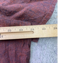 Load image into Gallery viewer, FLAX by Jeanne Engelhart Shirt Womens Medium Linen Lagenlook Boxy Mature Office
