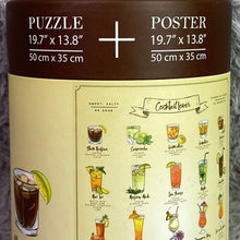 Load image into Gallery viewer, Cocktail Lover Puzzle 500 Piece and Poster 10+ NEW