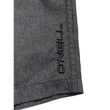 Load image into Gallery viewer, O'Neill Shorts Mens 38 Gray Plaid Hybrid Golf Performance Outdoors Athleiure