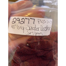 Load image into Gallery viewer, Torrid Cardigan Sweater Womens 3 Duster Open Front 41" Long Red Heathered