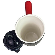 Load image into Gallery viewer, Teach Mug 18oz Ceramic Travel Lid Handle Coffee Cup Teachercore NIB