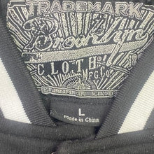 Load image into Gallery viewer, Brooklyn Cloth Jacket Womens Large Varsity AOP Skull Preppy Gothcore Streetwear