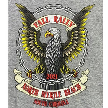 Load image into Gallery viewer, Myrtle Beach Shirt Womens Large Eagle AOP Rally Grunge Souvenir Streetwear