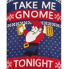 Load image into Gallery viewer, Ugly Christmas Sweater Mens 2XL Hybrid Holiday Gnome Funny Beer Festival