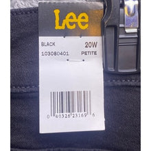 Load image into Gallery viewer, Lee Jeans Womens 20W Black Stretchy Momcore Normalcore Academia NWT