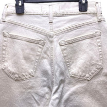 Load image into Gallery viewer, Abercrombie & Fitch Jeans Womens 6R 90s Straight Ultra High Rise White Denim