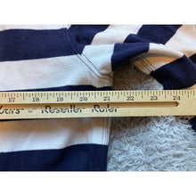 Load image into Gallery viewer, J Crew Mercantile Sweater Mens Large Striped Pullover Quarter Zip Long Sleeve