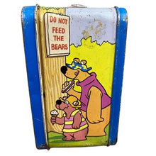 Load image into Gallery viewer, Vintage 1971 Hanna Barbera Hair Bear Bunch Lunchbox & Thermos Cartoon