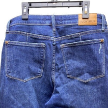 Load image into Gallery viewer, Judy Blue Jeans Womens 13x31 Straight Dark Wash Distressed Stretch Casual