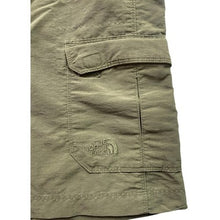 Load image into Gallery viewer, The North Face Shorts Mens Olive Green Cargo Outdoors Hiking Gorpcore Logo