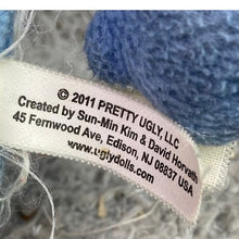 Load image into Gallery viewer, Uglydoll Brad Luck Plush Toy Blue Bunny Rabbit Stuffed Animal 2011 Plush