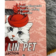 Load image into Gallery viewer, I Love You Bone Dog Toy Plush Squeaker Metro Pawlin 9" long