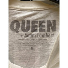 Load image into Gallery viewer, Queen Adam Lambert Shirt Womens Medium Graphic Grunge Punk Rock Streetwear White