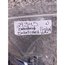 Load image into Gallery viewer, Z.Cavaricci Jeans Womens 1 Embellished Denim Embroidered Festival Boho Blue