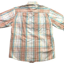 Load image into Gallery viewer, Alan Flusser Shirt Mens Medium Plaid Preppy Academia Office Career Contrast Cuff
