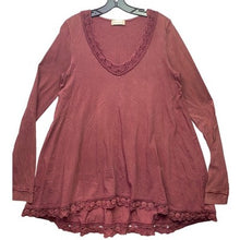 Load image into Gallery viewer, Altar'd State Shirt Womens Medium Lace Flowy Preppy Academia Career Office