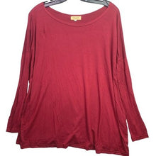 Load image into Gallery viewer, Piko Shirt Womens Medium Bamboo Oversized Dolman Mature Office Career Preppy