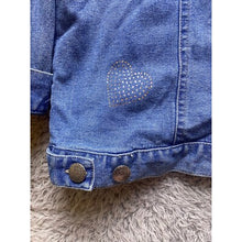 Load image into Gallery viewer, The Quacker Factory Jacket Womens Medium Rhinestone Heart Embellished Shacket